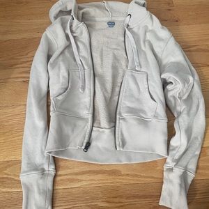 Aerie cropped zip-up jacket